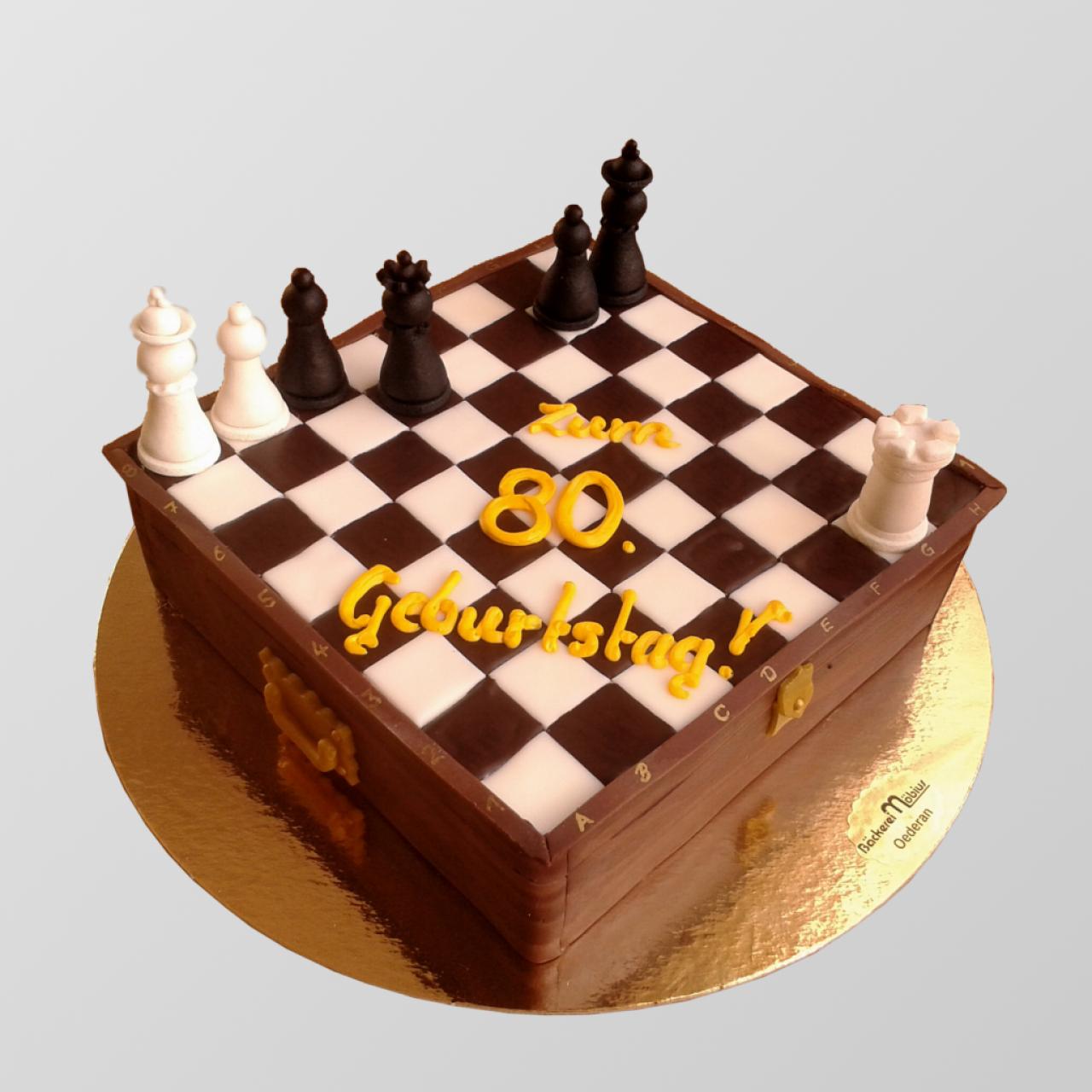 G.53 Geburtstagstorte "Schachbrett"