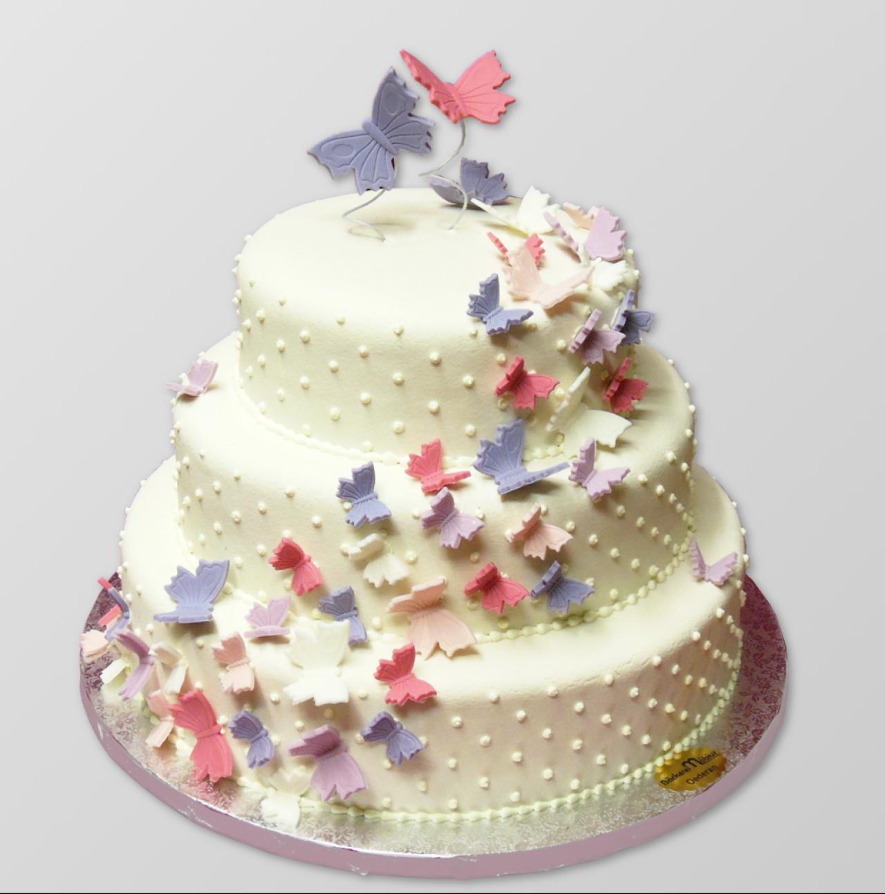 H.A.22 Aufsatztorte mit Schmetterlingen