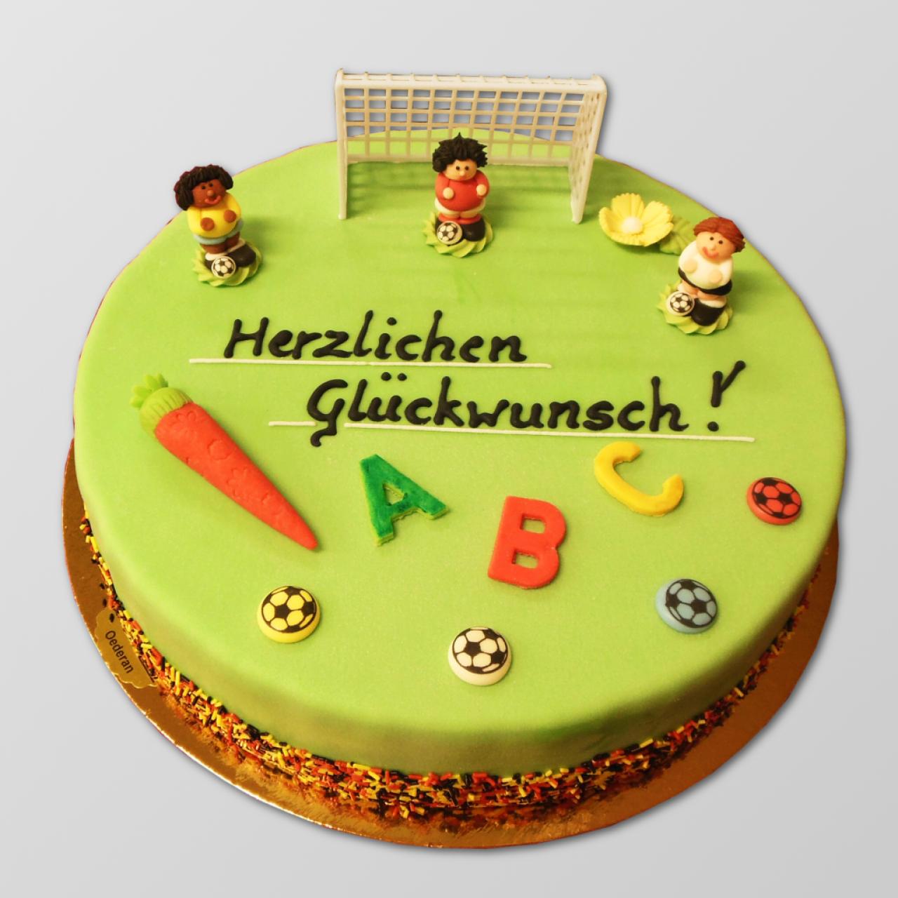 S.A.19 Schulanfangstorte "Fu&szlig;ball"