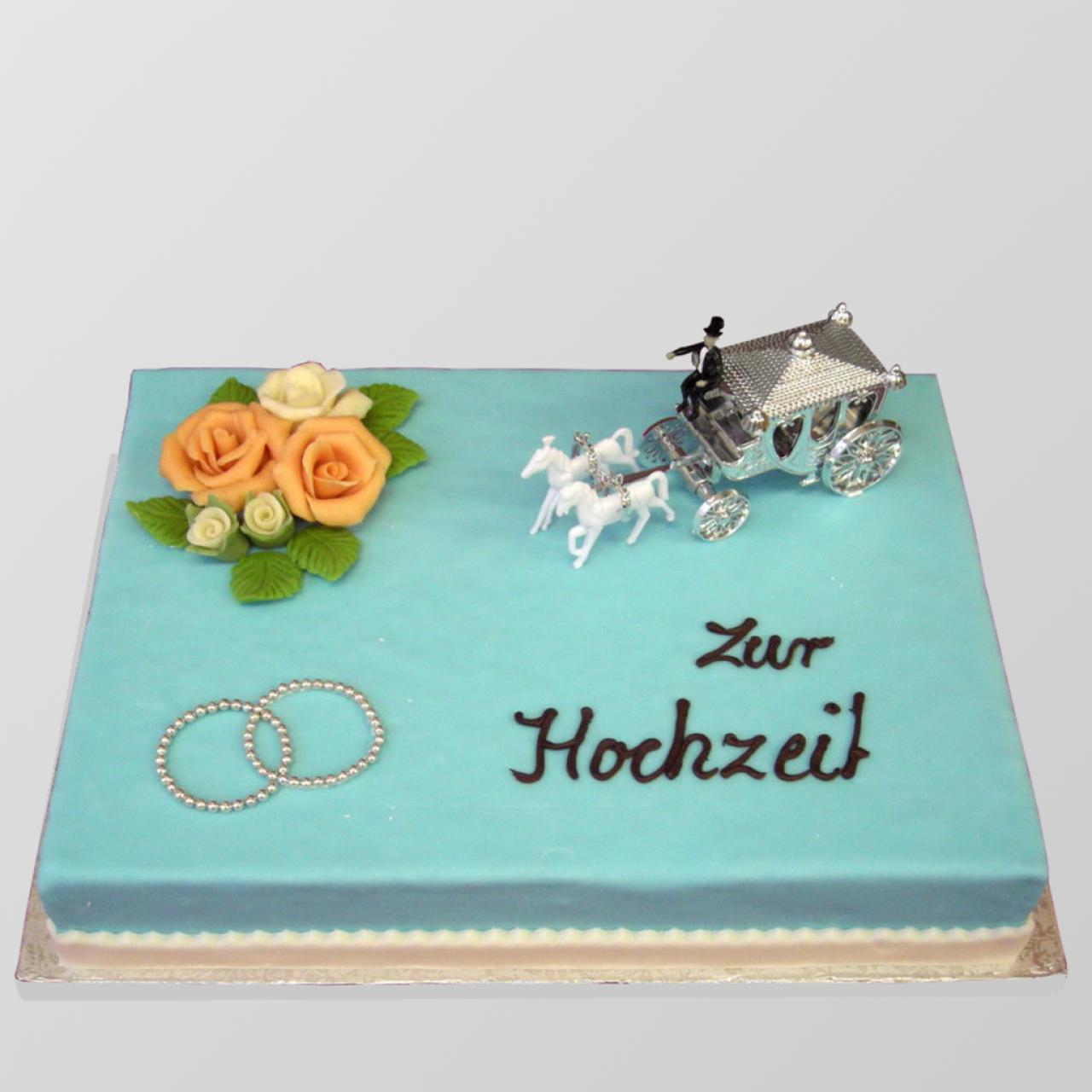H.21 Hochzeitstorte in Blau