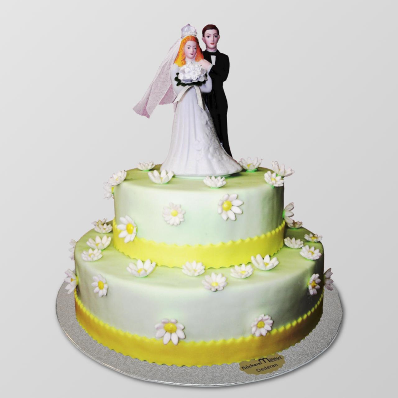 H.A.07 Kleine Hochzeits- Aufsatztorte