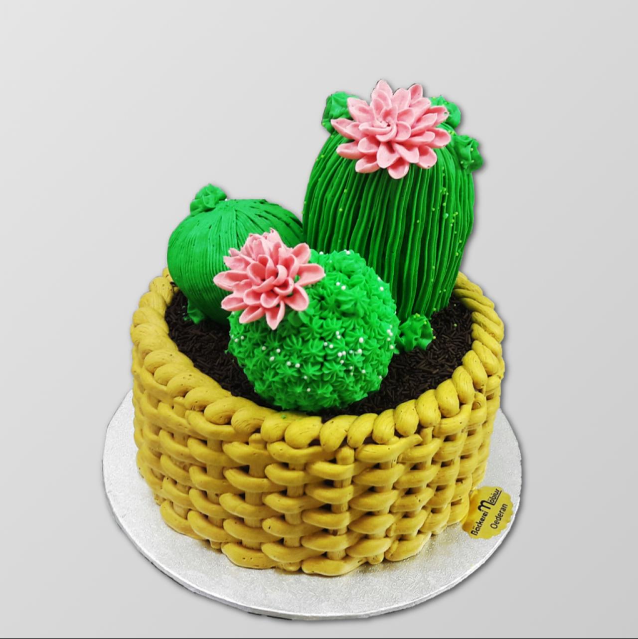 S.65 Sondertorte "Kakteen- Korb"